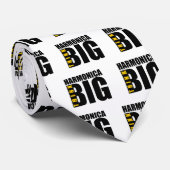 ビッ考えク・ハーモニカ音楽デザイン ネクタイ (ロール)