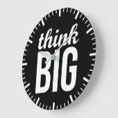 ビッ考えク ラージ壁時計 (傾斜)