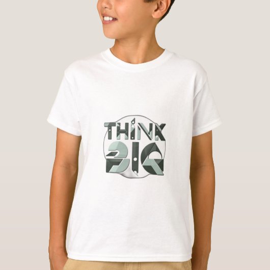 ビッ考えク Tシャツ (正面)