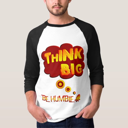 ビッ考えク Tシャツ (正面)