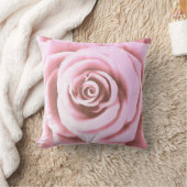 ビッ芸術的ク淡い色の・ピンク・ローズ クッション (ブランケット)