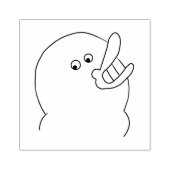 ビッ間抜けド、ビッグスマイル ラバースタンプ (インプリント)