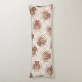 ビツラズ絵を描ゴールデンラストかわいいオリジナルドッグアート ボディピロー (裏面 (縦))