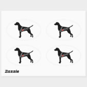 ビツララブ 楕円形シール (シート)