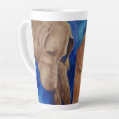 ビツラ愛犬家ラテマグ カフェラテマグ (左アングル)