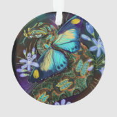 ビティスナシコリスバタフライバイパーアート オーナメント (裏面)
