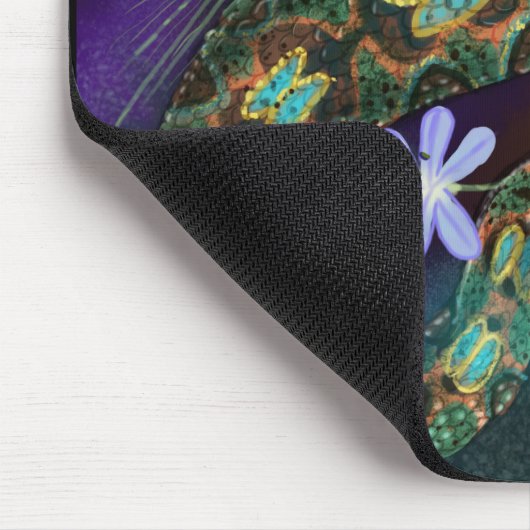 ビティスナシコリスバタフライバイパーアート マウスパッド (コーナー)