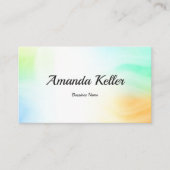 ビティー・ウォーター・カラー 名刺 (正面)