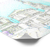 ビテフスクベラルーシ教会の建築ポスター ポスター (角)