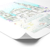 ビテフスクベラルーシ教会の建築ポスター ポスター (角)