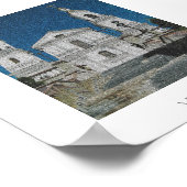 ビテフスクベラルーシ教会の建築ポスター ポスター (角)