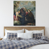 ビテルボ聖バラ聖餐式(ヴァージン) キャンバスプリント (インサイチュ (寝室))