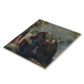 ビテルボ(ヴァージン)のSt.のバラの聖餐 タイル (側面)