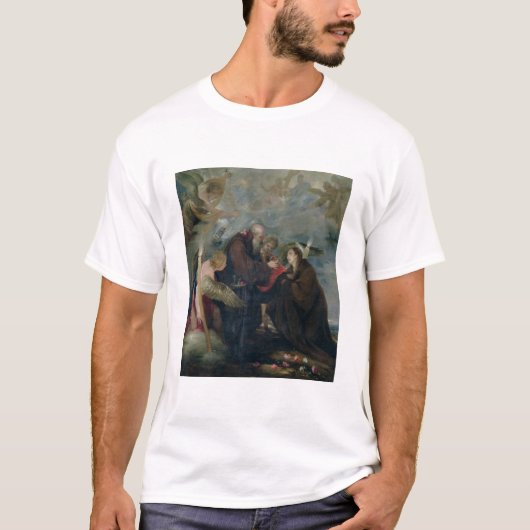 ビテルボ(ヴァージン)のSt.のバラの聖餐 Tシャツ (正面)