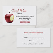 ビテンアップル先生の名刺 名刺 (正面/裏面)