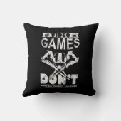 ビデおもしろいオゲーマーのラグワードアート クッション (裏面)