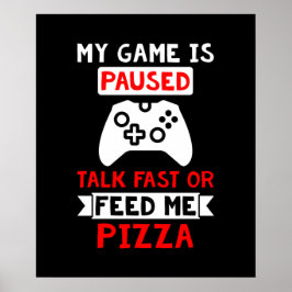 ビデおもしろいオゲーマーのワードアート ポスター