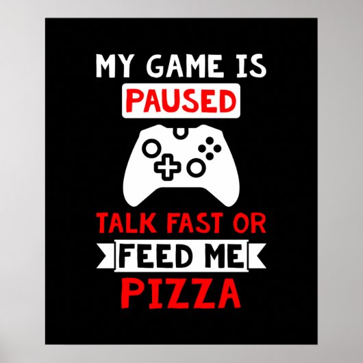 ビデおもしろいオゲーマーのワードアート ポスター (正面)