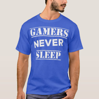 ビデおもしろいオゲームプレーヤーラバーデザインゲーマーは決して Tシャツ
