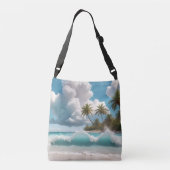 ビディブディズブランドクロス体ビーチバッグとトート クロスボディバッグ (裏面)