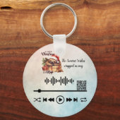 ビデオのスキャン、クリスマスキーチェーンの使用 キーホルダー (正面)