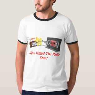 ビデオは電波星を殺しました Tシャツ