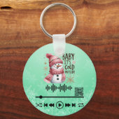 ビデオをスキャンする、「外部にコールド」 キーホルダー (正面)