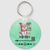 ビデオをスキャンする、「外部にコールド」 キーホルダー (裏面)