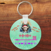 ビデオをスキャンする、「赤い鼻」 キーホルダー (正面)