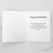 ビデオをQRコードで誕生日に送信 カード (内部)