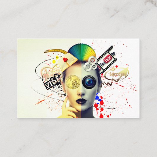 ビデオエディタの名刺 名刺 (裏面)