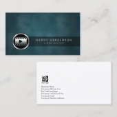 ビデオエディタビデオクリップアイコングランジ名刺 名刺 (正面/裏面)