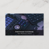 ビデオエディタ視覚効果スペシャリストのデジタルアート 名刺 (正面)