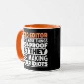 ビデオエディタThingsのおもしろい諺 マグカップ (正面左)