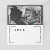 ビデオカメラフォトコー縁どナー結婚ズ プレイスカード (外部開封)