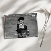 ビデオカメラ写真の卒業 案内状