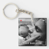 ビデオカメラ写真最高のパパEver キーホルダー (正面)