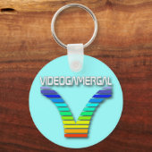 ビデオガマーガルキーチェーン キーホルダー (正面)