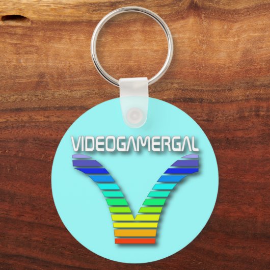 ビデオガマーガルキーチェーン キーホルダー (正面)