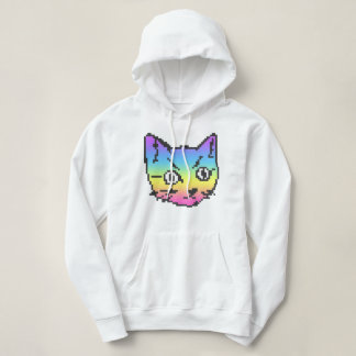 ビデオキティキャットピクセルアートパーカー パーカ