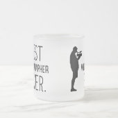 ビデオグラファーのためのビデオ専門の写真ギフト フロストグラスマグカップ (中央)