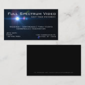 ビデオグラファーの名刺 名刺 (正面/裏面)