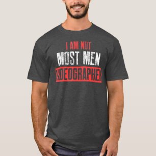 ビデオグラファーほとんどの男性ビデオ撮影フィルムメーカーのギフト Tシャツ