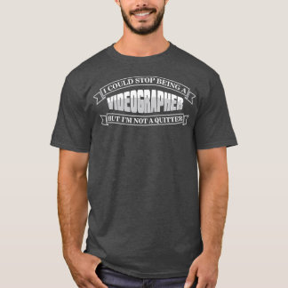 ビデオグラファーキッタービデオ撮影フィルム製作者ギフト Tシャツ