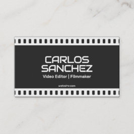 🎞️ビデオグラファーフィルムメカスタムーカーQR コーリングカード