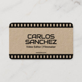 📽️ビデオグラファーフィルムメカスタムーカーQR 名刺