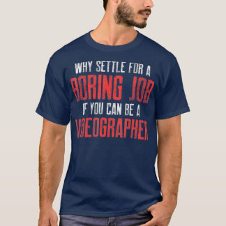 ビデオグラファー決済ビデオ撮影フィルムメーカーのギフト Tシャツ