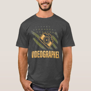 ビデオグラファー知識ビデオ撮影映画製作者 Tシャツ