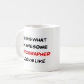 ビデオグラファー素晴らし、 コーヒーマグカップ (正面左)