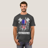 ビデオグラファー練習ビデオ撮影フィルムメーカー Tシャツ (正面フル)